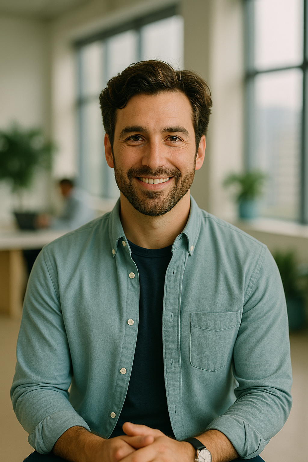 Virtual customer ready for a conversation